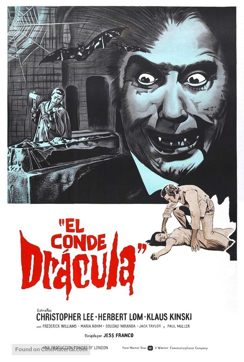 Nachts, wenn Dracula erwacht - Spanish Movie Poster