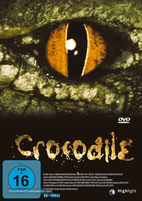 Crocodile - German DVD movie cover