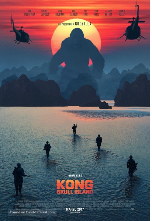 Kong: Skull Island - Italian Movie Poster