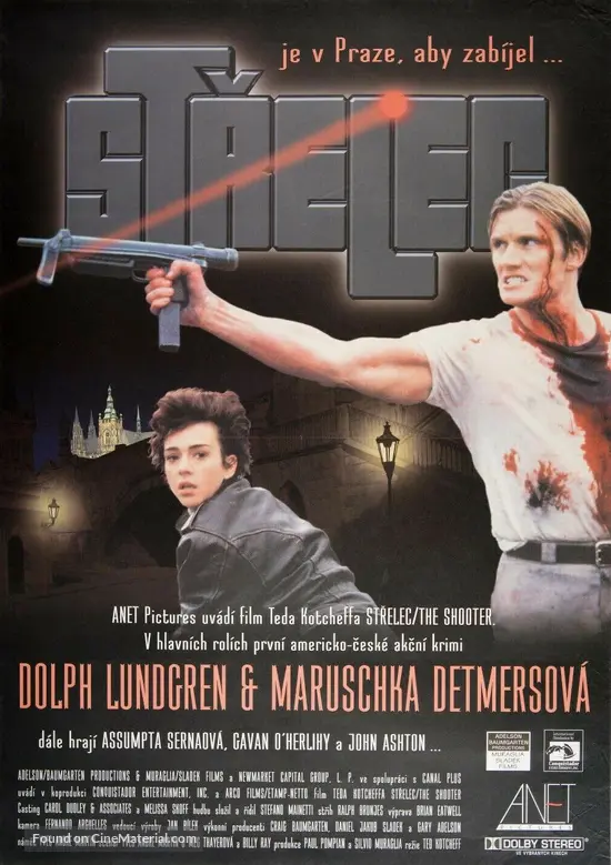 The Shooter (1995) Czech movie poster