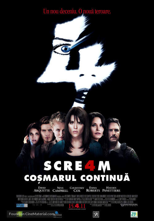 Scream 4 - Romanian Movie Poster