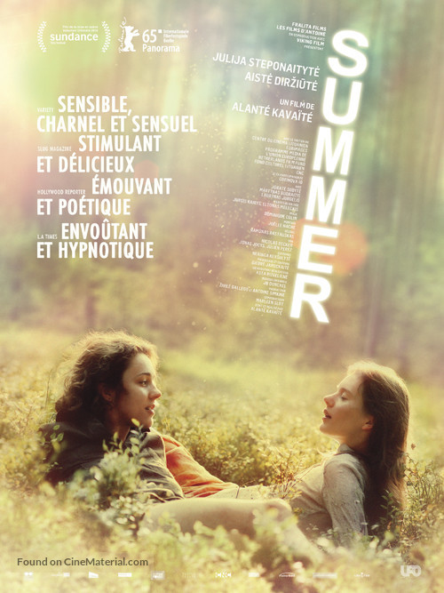 Sangailes vasara - French Movie Poster