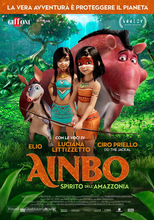 AINBO: Spirit of the Amazon - Italian Movie Poster