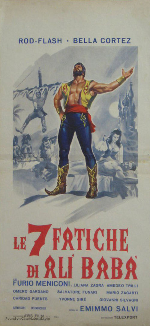 Le 7 fatiche di Al&igrave; Bab&agrave; - Italian Movie Poster