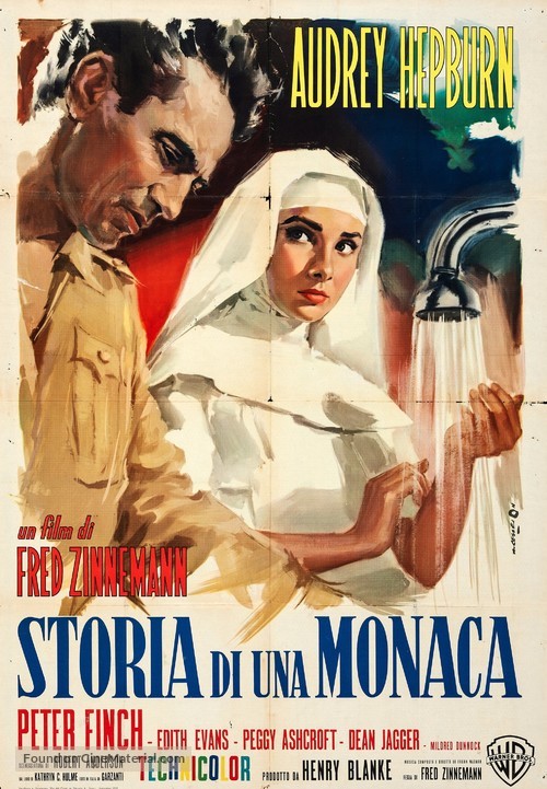 The Nun&#039;s Story - Italian Movie Poster