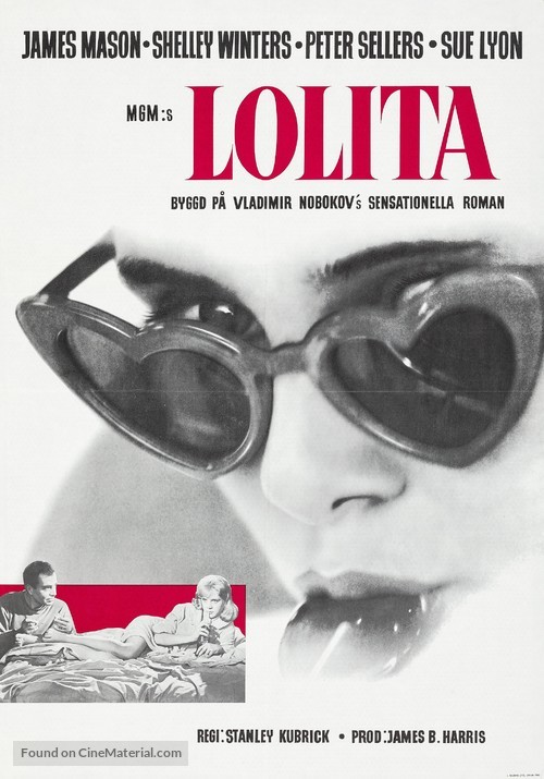 Lolita - Swedish Movie Poster