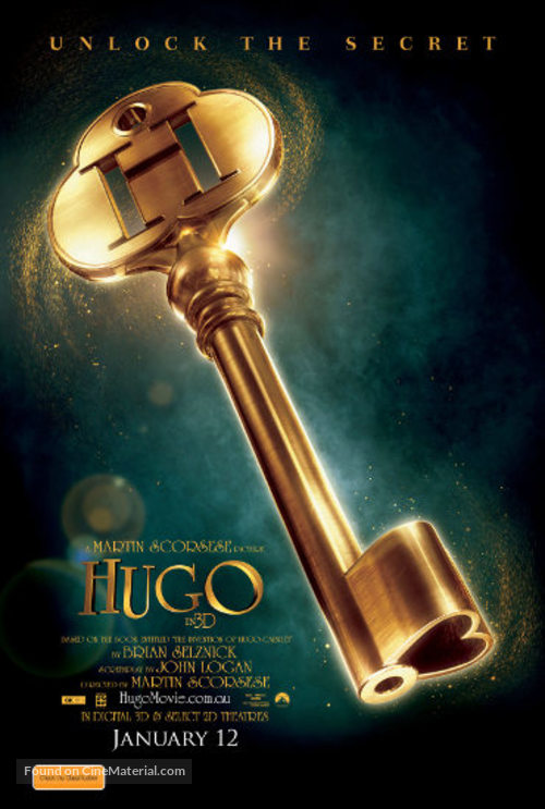 Hugo - Australian Movie Poster