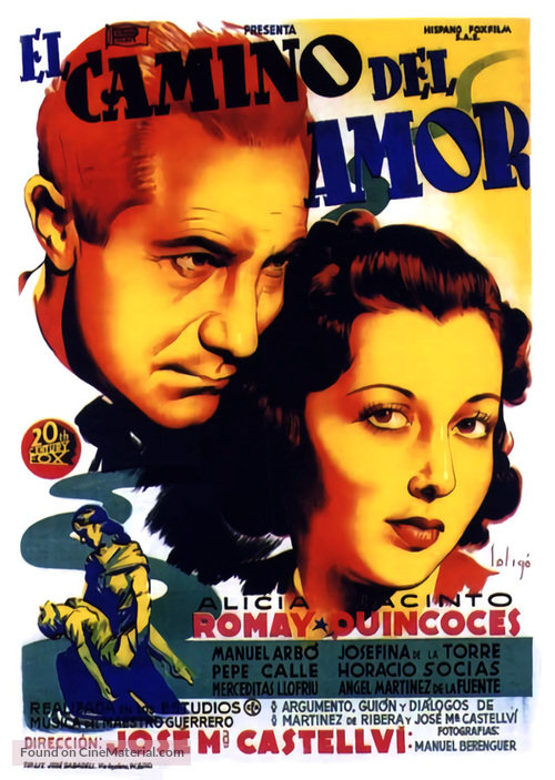 El camino del amor - Spanish Movie Poster