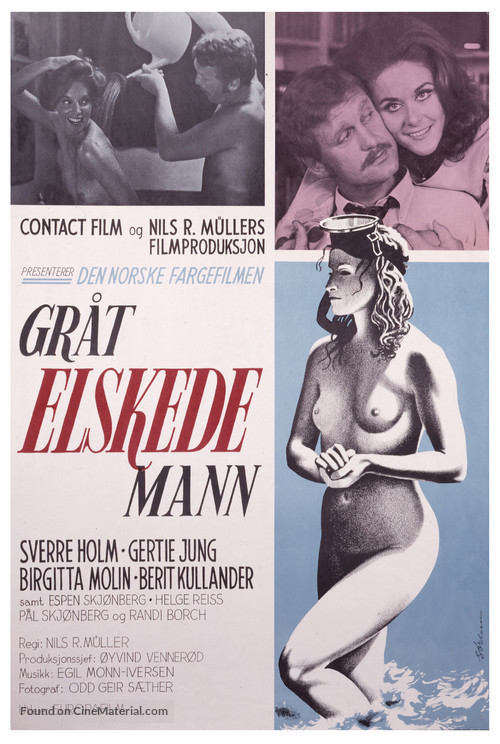 Gr&aring;t, elskede mann - Norwegian Movie Poster