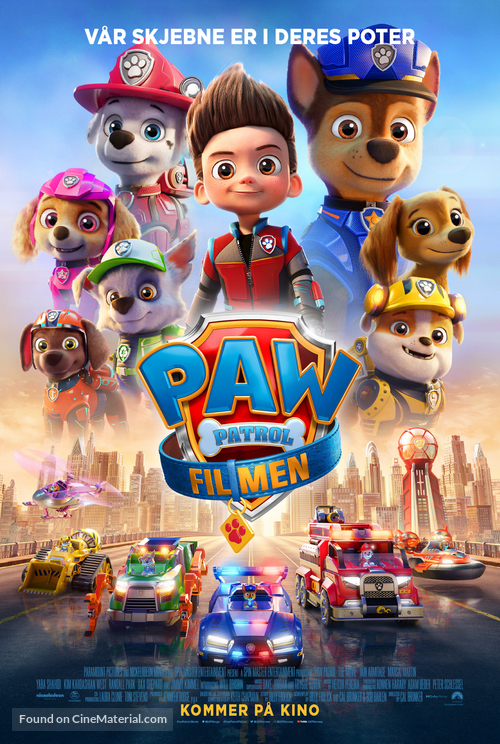 Paw Patrol: The Movie - Norwegian Movie Poster
