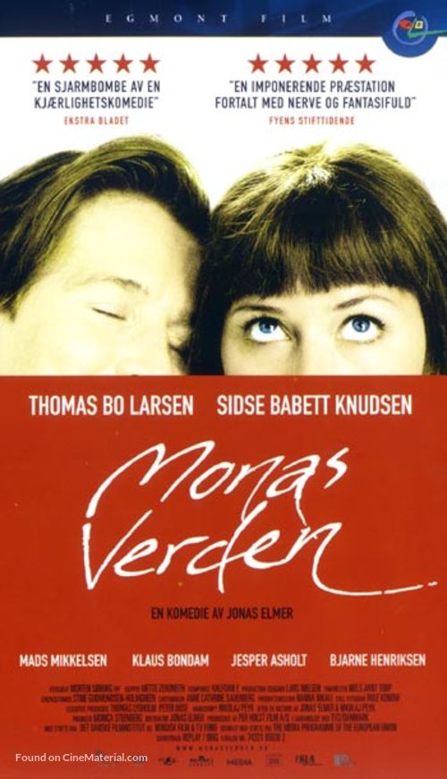 Monas verden - Norwegian VHS movie cover