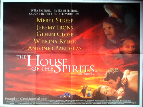 The House of the Spirits - British Movie Poster