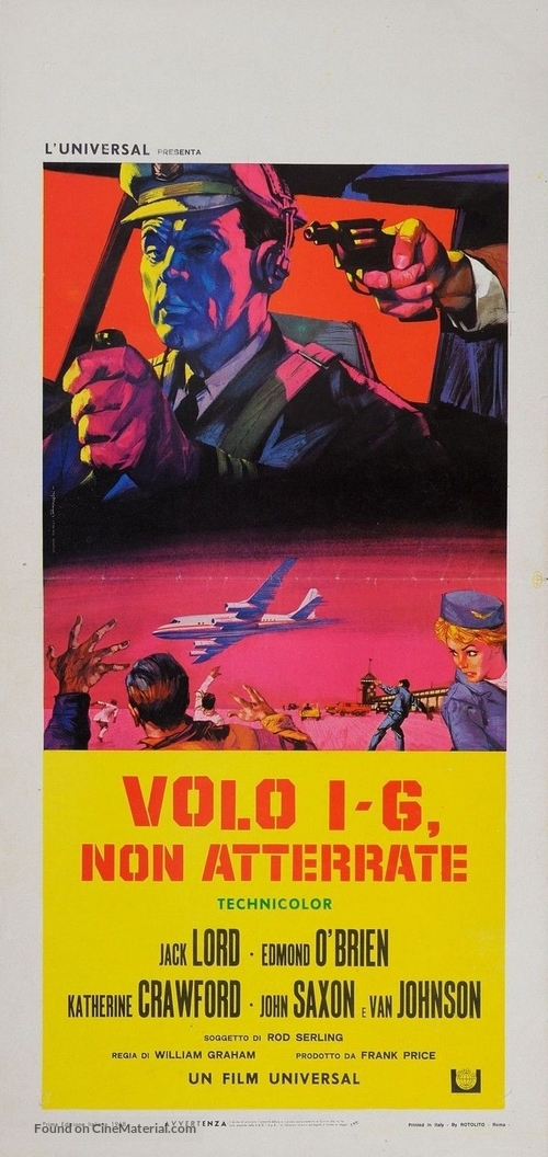 The Doomsday Flight - Italian Movie Poster