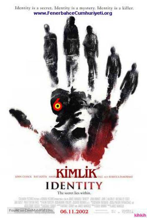 Identity - Turkish Movie Poster