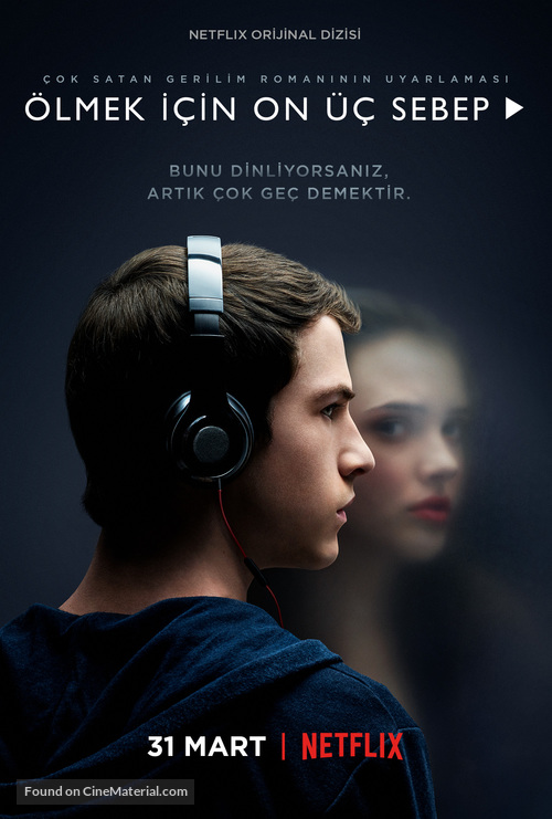 &quot;Thirteen Reasons Why&quot; - Turkish Movie Poster