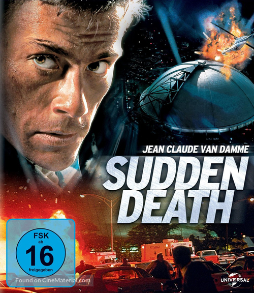 Sudden Death - German Blu-Ray movie cover