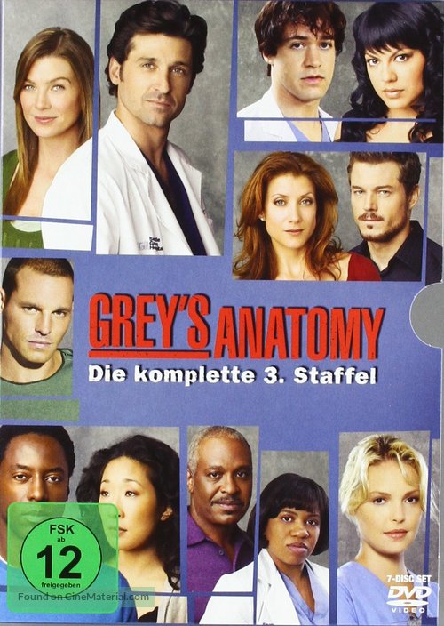&quot;Grey&#039;s Anatomy&quot; - German DVD movie cover