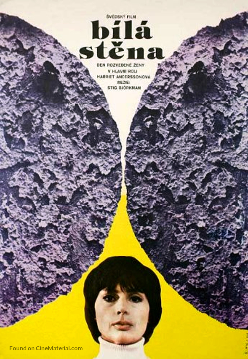 Den vita v&auml;ggen - Czech Movie Poster