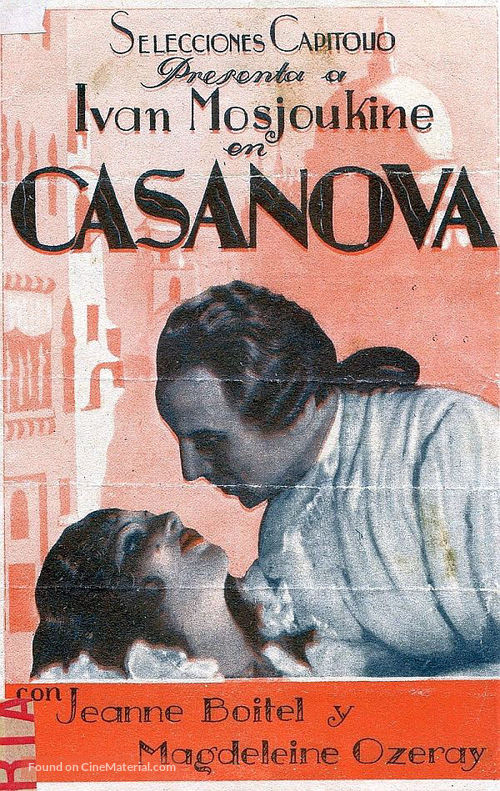 Casanova - Spanish Movie Poster