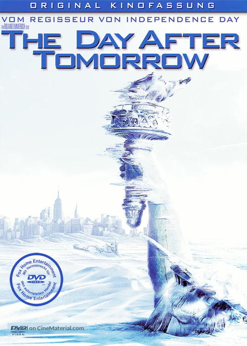 The Day After Tomorrow - German DVD movie cover