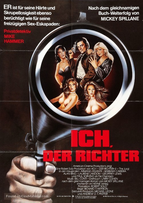 I, the Jury - German Movie Poster