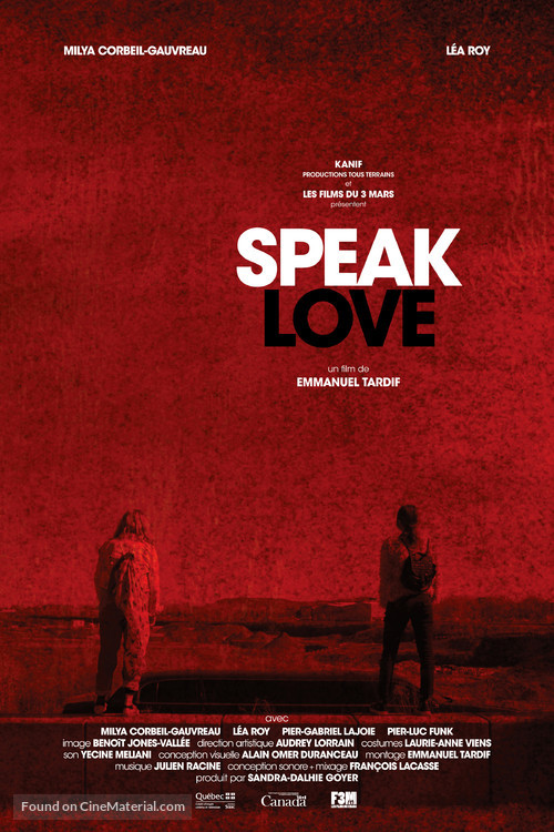 Speak Love - Canadian Movie Poster