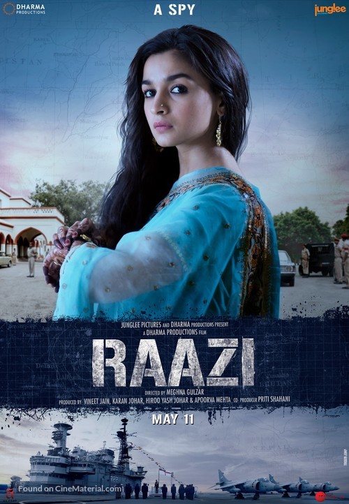 Raazi - Indian Movie Poster