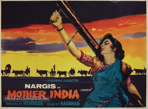 Mother India - British Movie Poster