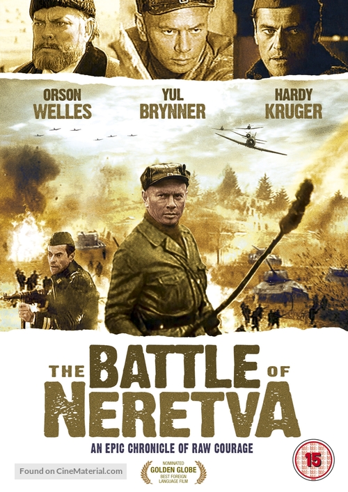 Bitka na Neretvi - British Movie Cover