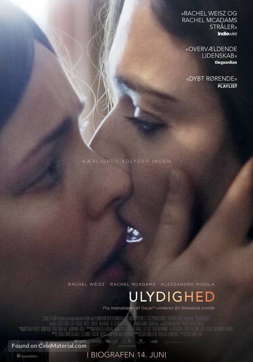 Disobedience - Danish Movie Poster