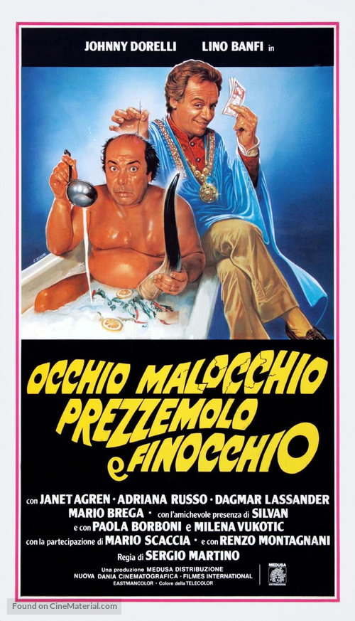 Occhio, malocchio, prezzemolo e finocchio - Italian Theatrical movie poster