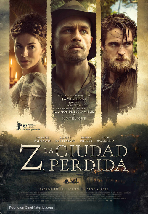 The Lost City of Z - Spanish Movie Poster
