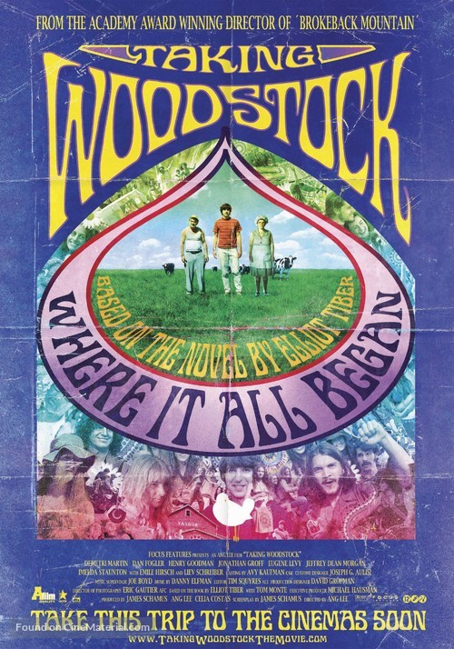 Taking Woodstock - Dutch Movie Poster