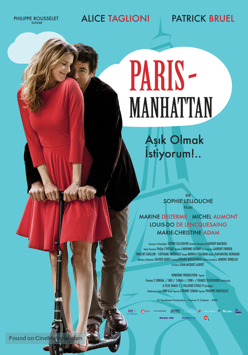 Paris Manhattan - Turkish Movie Poster