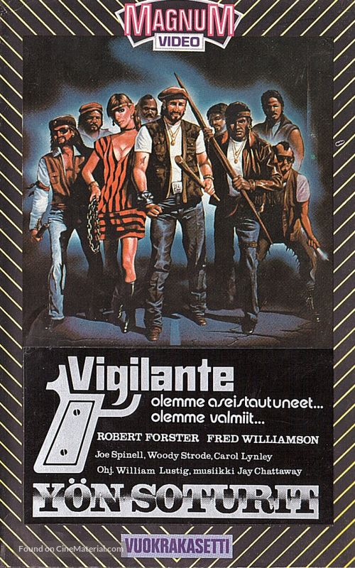 Vigilante - Finnish VHS movie cover