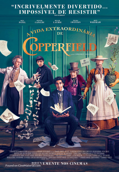 The Personal History of David Copperfield - Portuguese Movie Poster