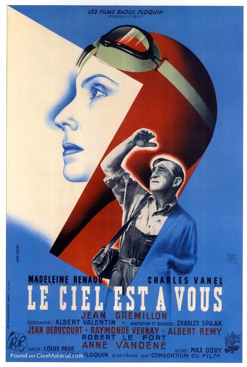 Ciel est &agrave; vous, Le - French Movie Poster