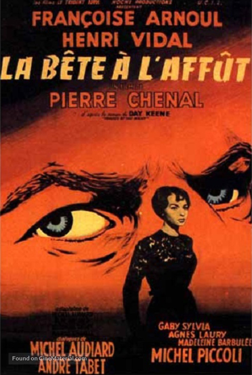 La b&ecirc;te &agrave; l&#039;aff&ucirc;t - French Movie Poster