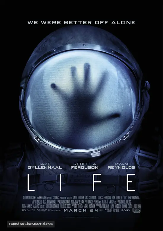 Life (2017) theatrical movie poster