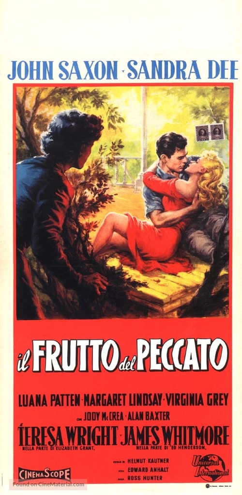 The Restless Years - Italian Movie Poster