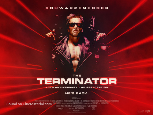 The Terminator - British Movie Poster