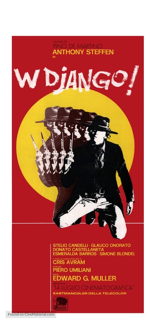 W Django! - Italian Movie Poster