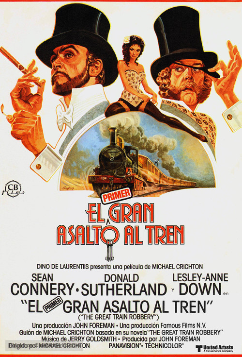 The First Great Train Robbery - Spanish Movie Poster