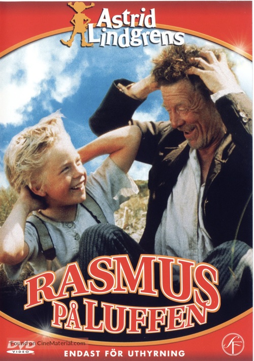 Rasmus p&aring; luffen - Swedish DVD movie cover