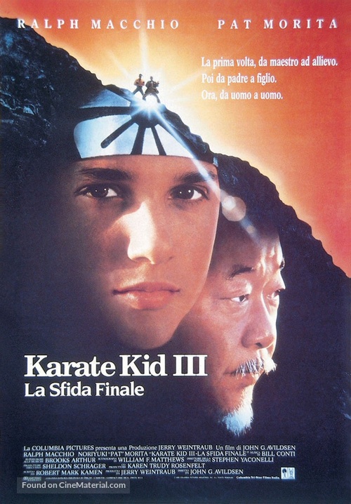 The Karate Kid, Part III - Italian Movie Poster