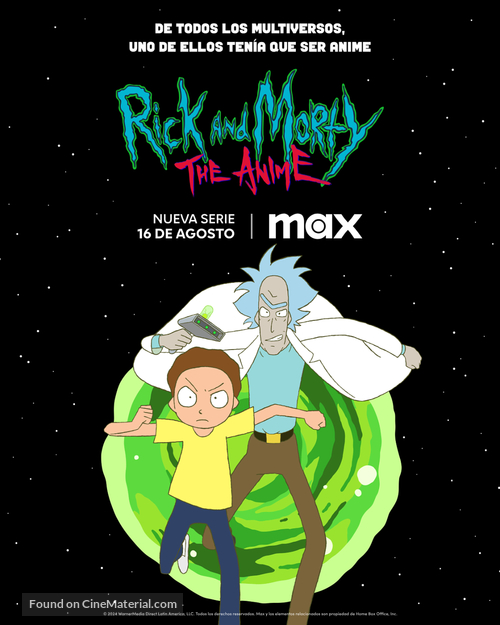 &quot;Rick and Morty: The Anime&quot; - Chilean Movie Poster