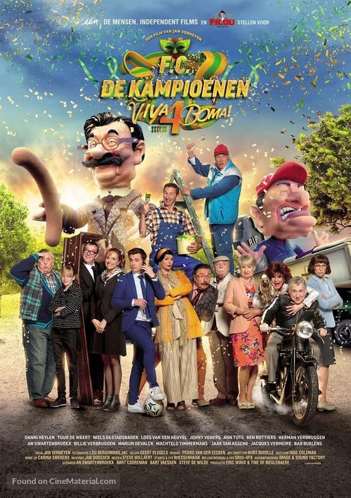 F.C. De Kampioenen 4: Viva Boma! - Belgian Movie Poster