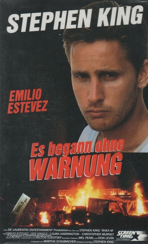 Maximum Overdrive - German VHS movie cover