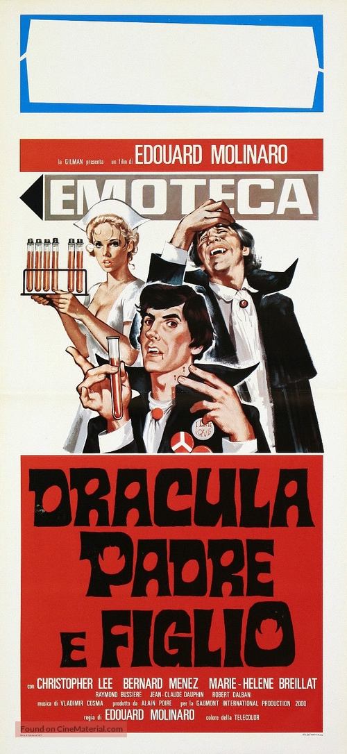 Dracula p&egrave;re et fils - Italian Movie Poster