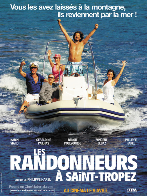 Les randonneurs &agrave; Saint-Tropez - French poster